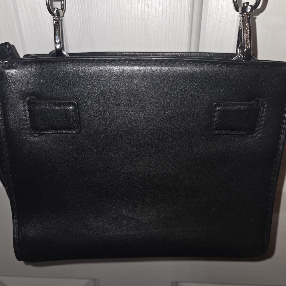 Michael Kors Black Leather Purse - Picture 3 of 10
